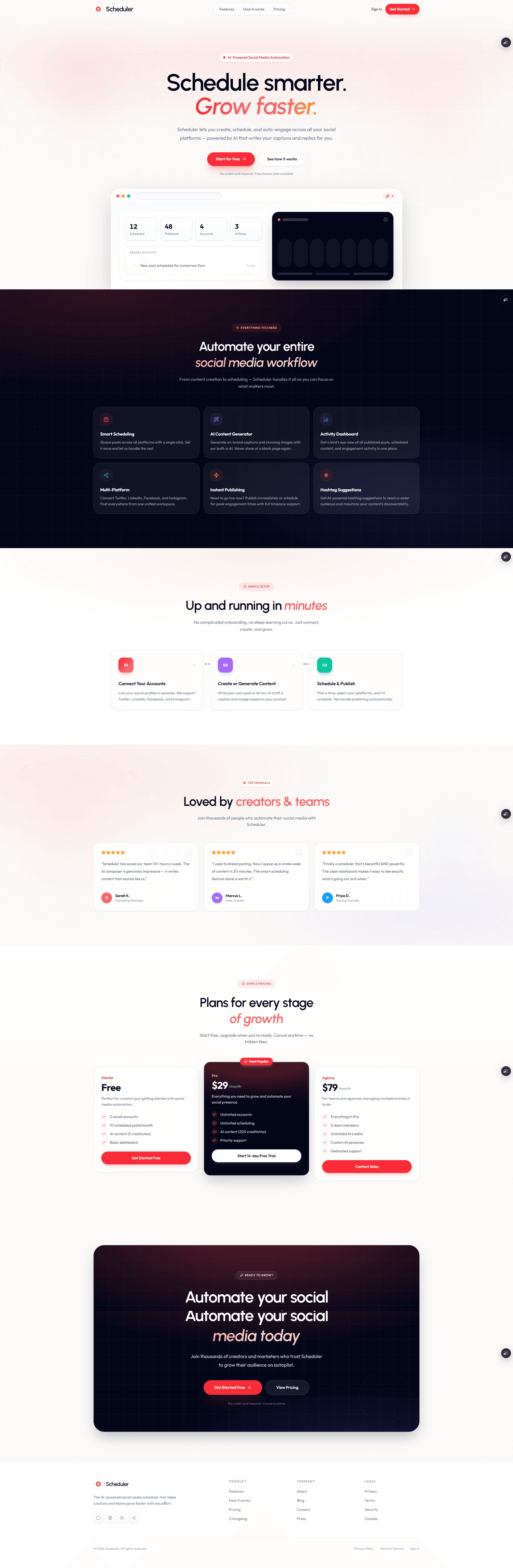 AI SOCIAL MEDIA AUTOMATION project preview